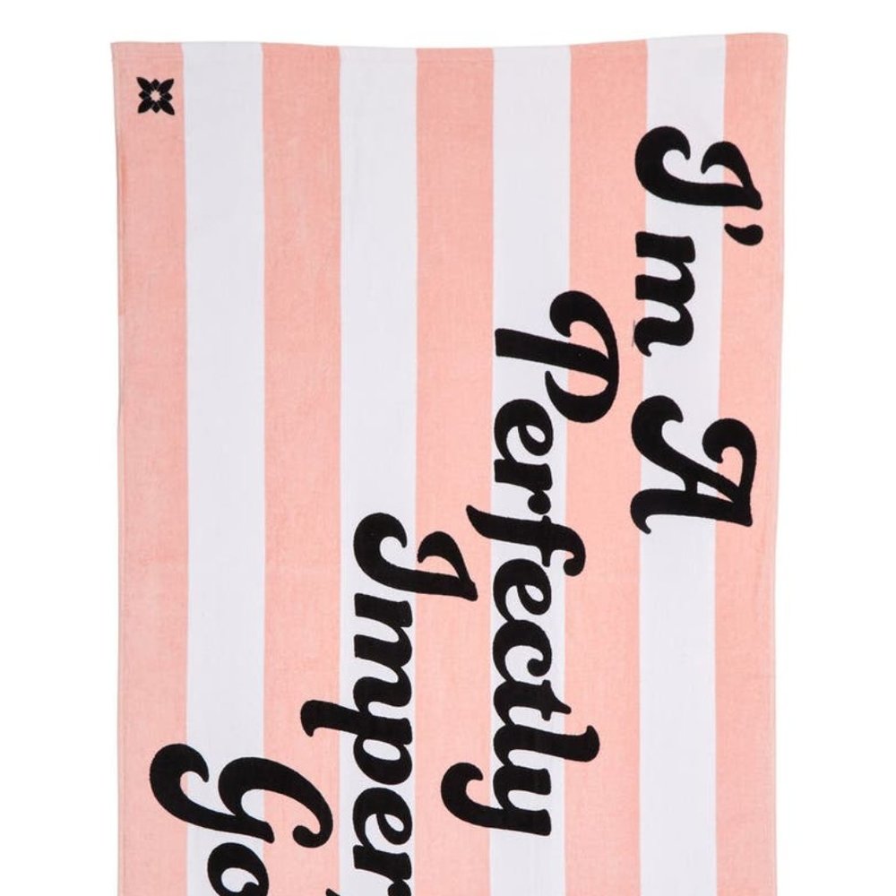 BCBG | Perfectly Imperfect Goddess Cotton Beach Towel